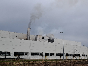 Пожар у фабрици 