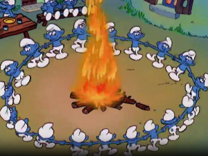 Штрумпфови:	Штрумпф Заборавак; Поклон за Великог штрумпфа