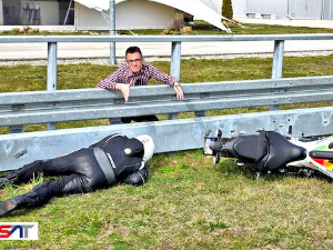 Прва домаћа ограда штити мотоциклисте