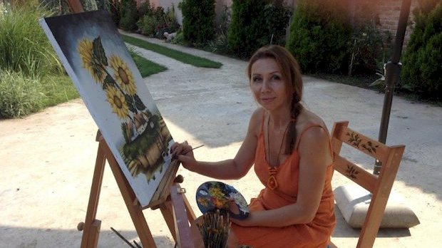 Сликари наиве: Моји сунцокрети – Марија Хлавати Кришан