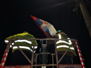 Заставе Србије уочи Васкрса уклоњене из централне улице у Грачаници