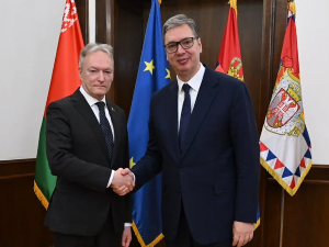Вучић са амбасадором Белорусије о даљем унапређењу сарадње две земље