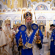 Свечани испраћај Појаса Пресвете Богородице у манастир Ватопед на Светој Гори