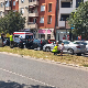 Две саобраћајне незгоде у Булевару патријарха Павла у Новом Саду – повређен мотоциклиста, потом ланчани судар