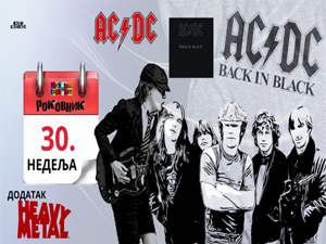Роковник 23. - 29. јул: Група AC/DC је објавила студијски албум ”Back in Black”