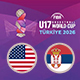 Кошарка - СП (U17): САД - Србија
