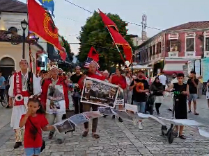 Протест у Скадру против најављеног отварања српског конзулата