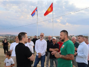 Милићевић у Куманову: Подршка спорту, култури и младима српске заједнице