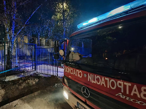Пожар у школи у Кикинди