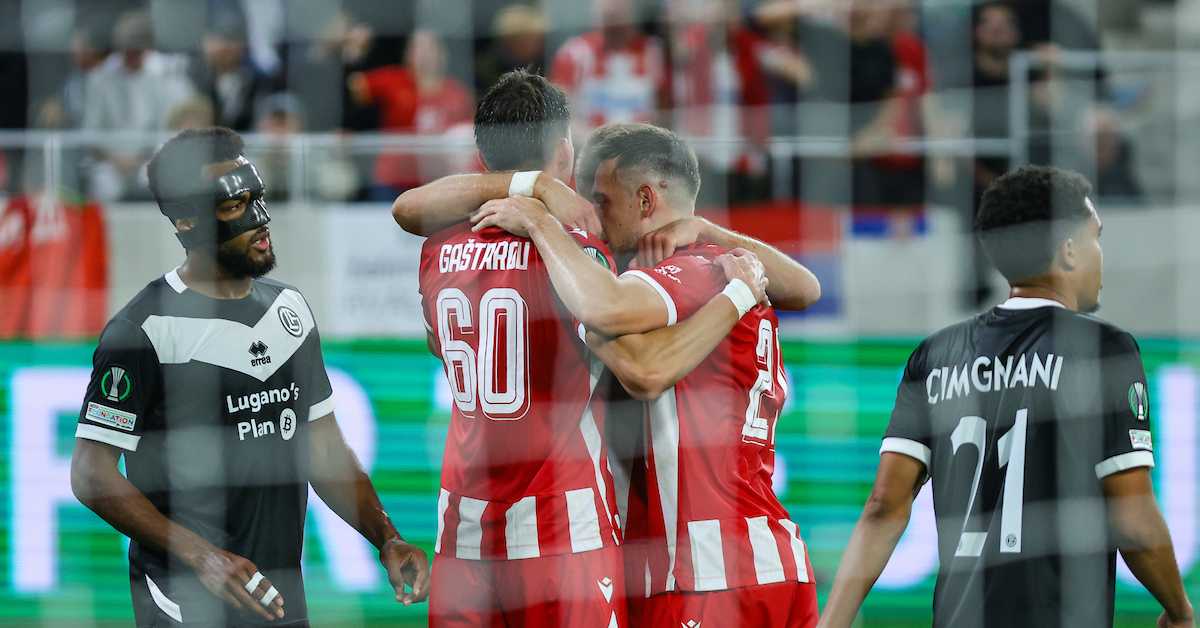 Лугано и Звезда на полувремену изједначени, Елшник одговорио на грешку Гудеља