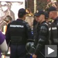 Хапшење изгредника у Београду