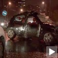 Аутомобил ударио у бандеру