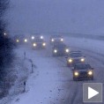 Саобраћај умерен, коловози клизави