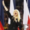 Кристина се обрукала на Супербоулу