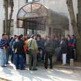 Протест грађевинара у Крагујевцу 