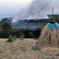 Угашен пожар у околини Житорађе 
