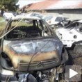 Пожар на царинском паркингу