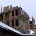 Пао зид зграде на Звездари