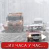 Снег отежава саобраћај
