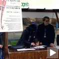 Хрватска, потписи против ћирилице