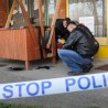 Винковци, запаљен штанд Стожера