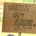 Протест бивших радника у Нишу