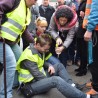 Сарајево, аутомобилом у демонстранте