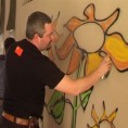 Странци цртају графите у Шапцу