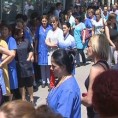 Протест радника "Првог маја" у Пироту