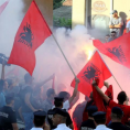 Приштина, протест Албанаца због Македоније
