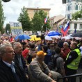 Љубљана, митинг подршке Јанши