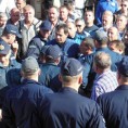 Рудари спречени да протестују у Подгорици 