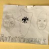 Албански графити на српским кућама