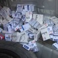 Полиција запленила 4.000 паклица цигарета