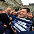 Протест радикала испред Председништва