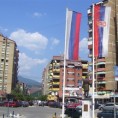 Каменована бивша зграда општине у Митровици