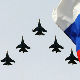 Руска ваздушна сила на небу изнад Москве