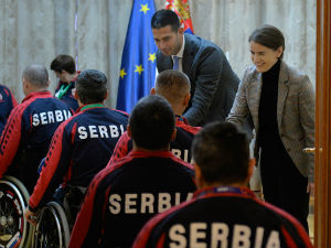 Брнабић примила параолимпијце: Још већа подршка шампионима