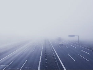 Опрез у вожњи, магла на већини путева