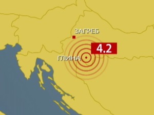 Нови земљотрес у Хрватској – епицентар код Глине, осетио се и у Загребу