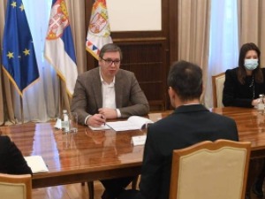 Вучић се састао са директором Енергетске заједнице Копачем
