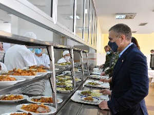 Стефановић на ручку са кадетима