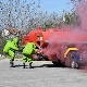 Ватрогасци извели вежбу неконтролисаног цурења опасних материја у кругу фабрике