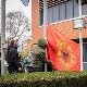 Застава бивше ОВK у центру Приштине