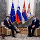 Вучић и Пахор "тет-а-тет", затим са делегацијама