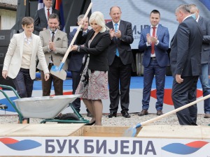 Положен камен темељац за изградњу хидроелектране "Бук Бијела" Положен камен темељац за изградњу хидроелектране "Бук Бијела"