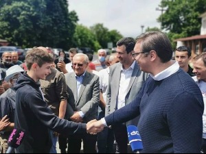 Вучић у Шапцу: Настављамо да градимо