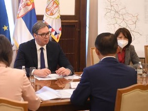 Вучић сa представницима кинеске компаније о изградњи брзе саобраћајнице Ваљево–Лајковац