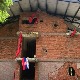 Српска застава на караули на Кошарама