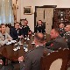 Стефановић са борцима са Кошара